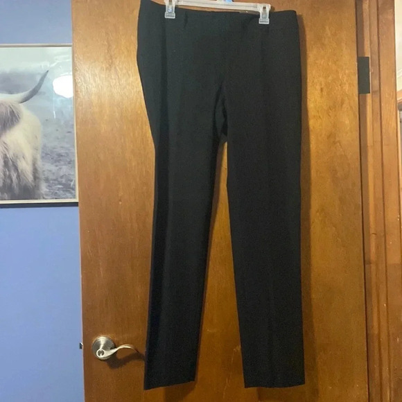 Victor Alfaro- Skinny Dress Pants women’s size Size 12 regular Jet Black - Picture 1 of 6